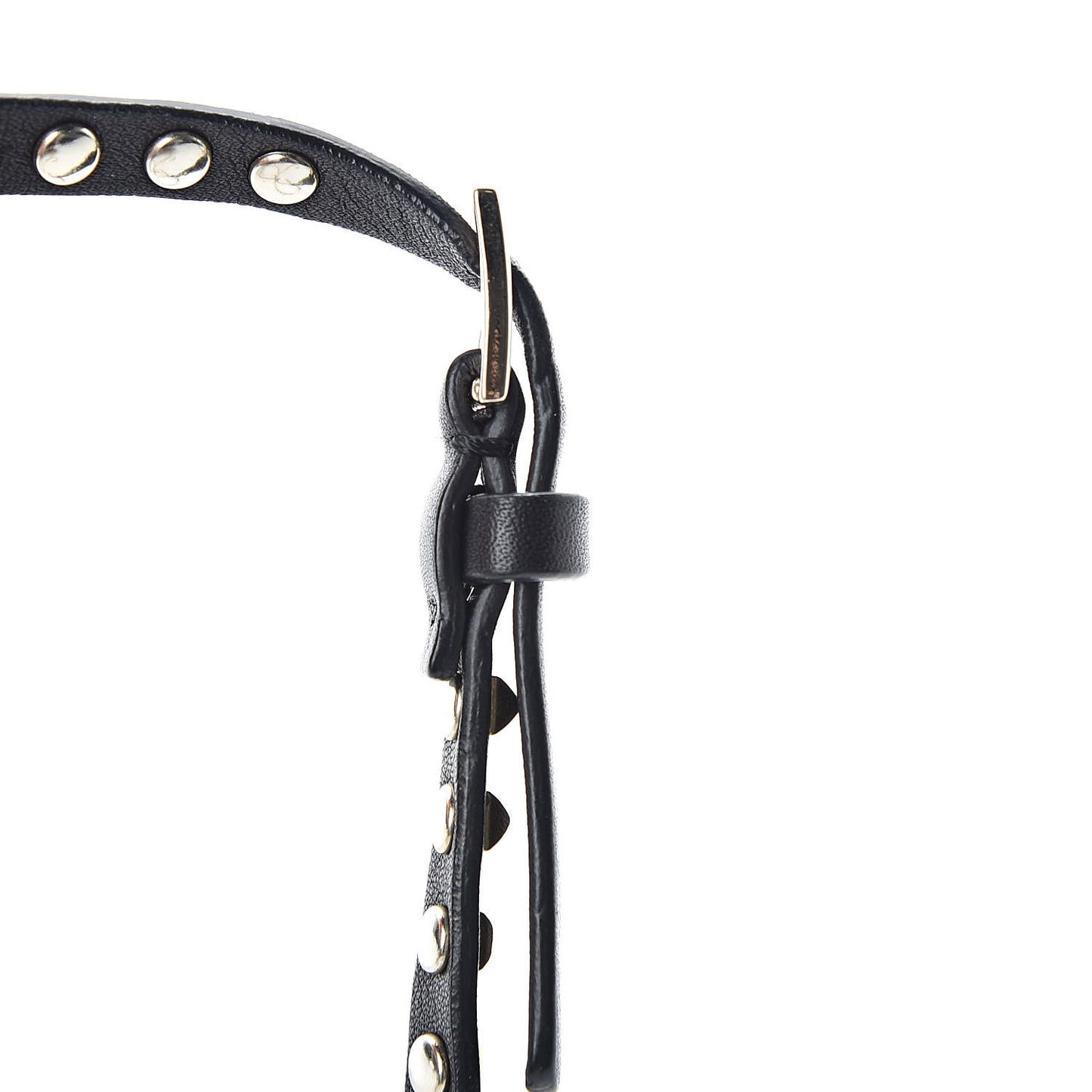 Lambskin Rockstud All Over Clutch Black