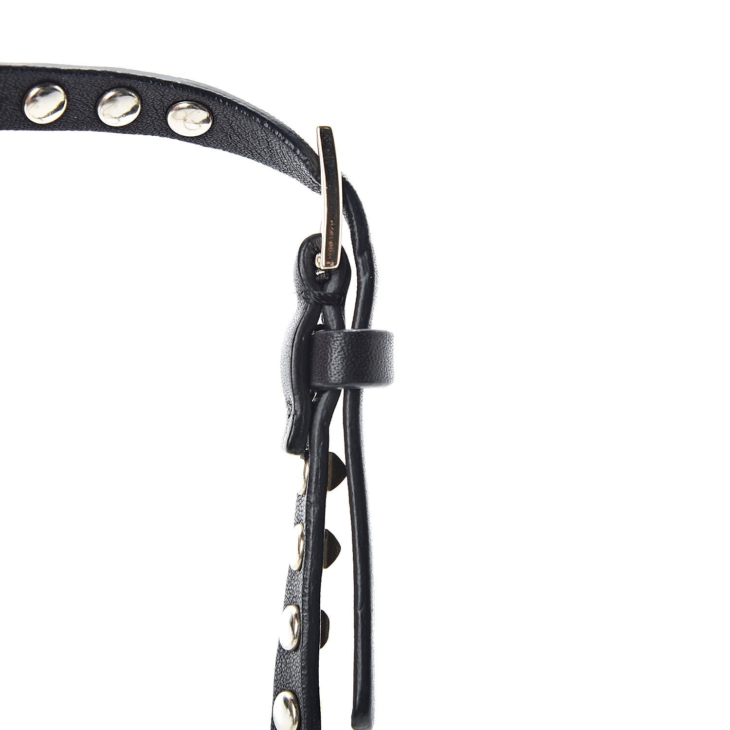 Valentino Garavani Lambskin Rockstud All Over Clutch Black 11 of 11