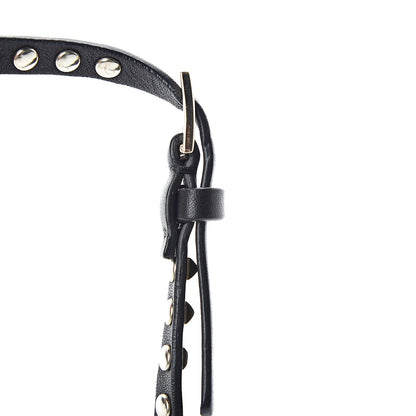 Valentino Garavani Lambskin Rockstud All Over Clutch Black 11 of 11