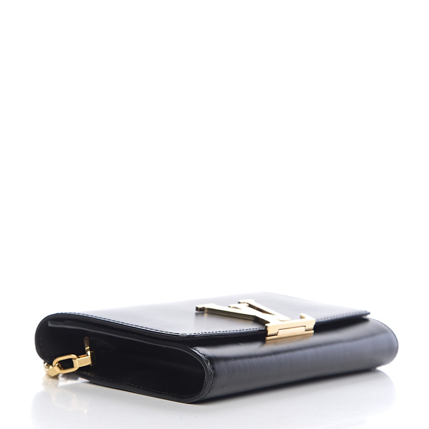 Calfskin Chain Louise MM Black