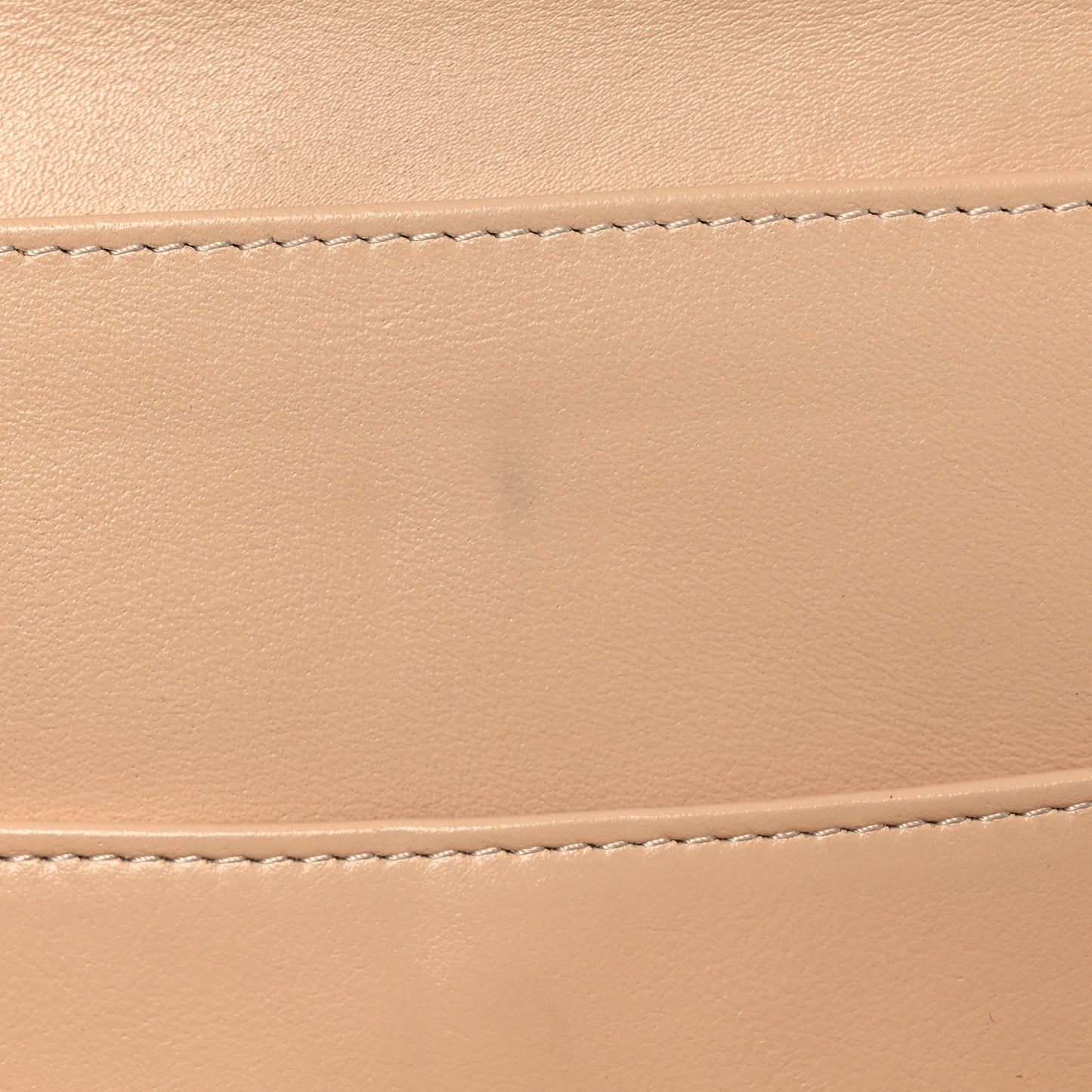 Caviar Quilted Large Gusset Flap Wallet Beige