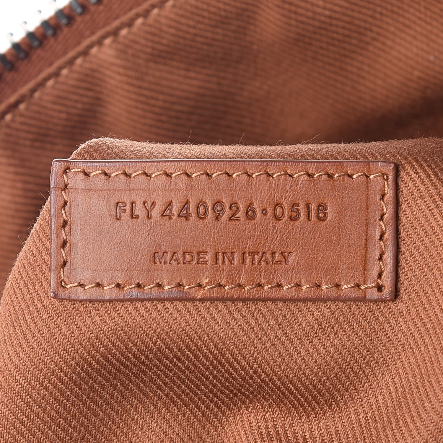 Saint Laurent Gabardine Calfskin Noe Patched Duffle Khaki 7 of 13