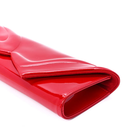Christian Louboutin Patent So Kate Baguette Clutch Fraise 11 of 11