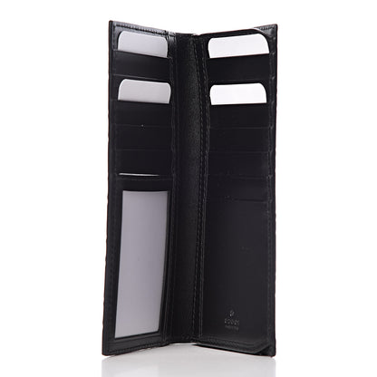 Gucci Guccissima Signature Web New Web Long Wallet Black 5 of 8