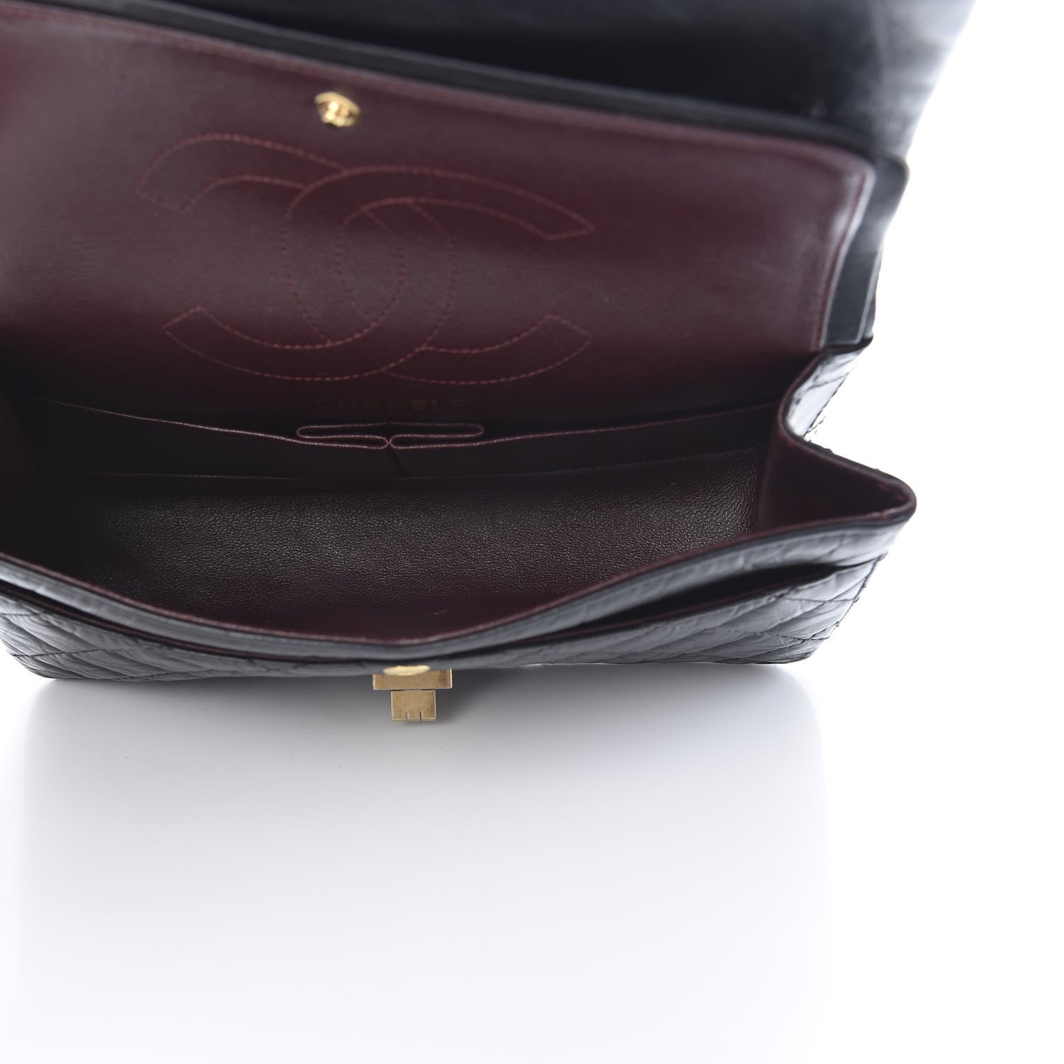 Chanel Aged Calfskin Quilted 2.55 Reissue 225 Flap Black 5 of 12