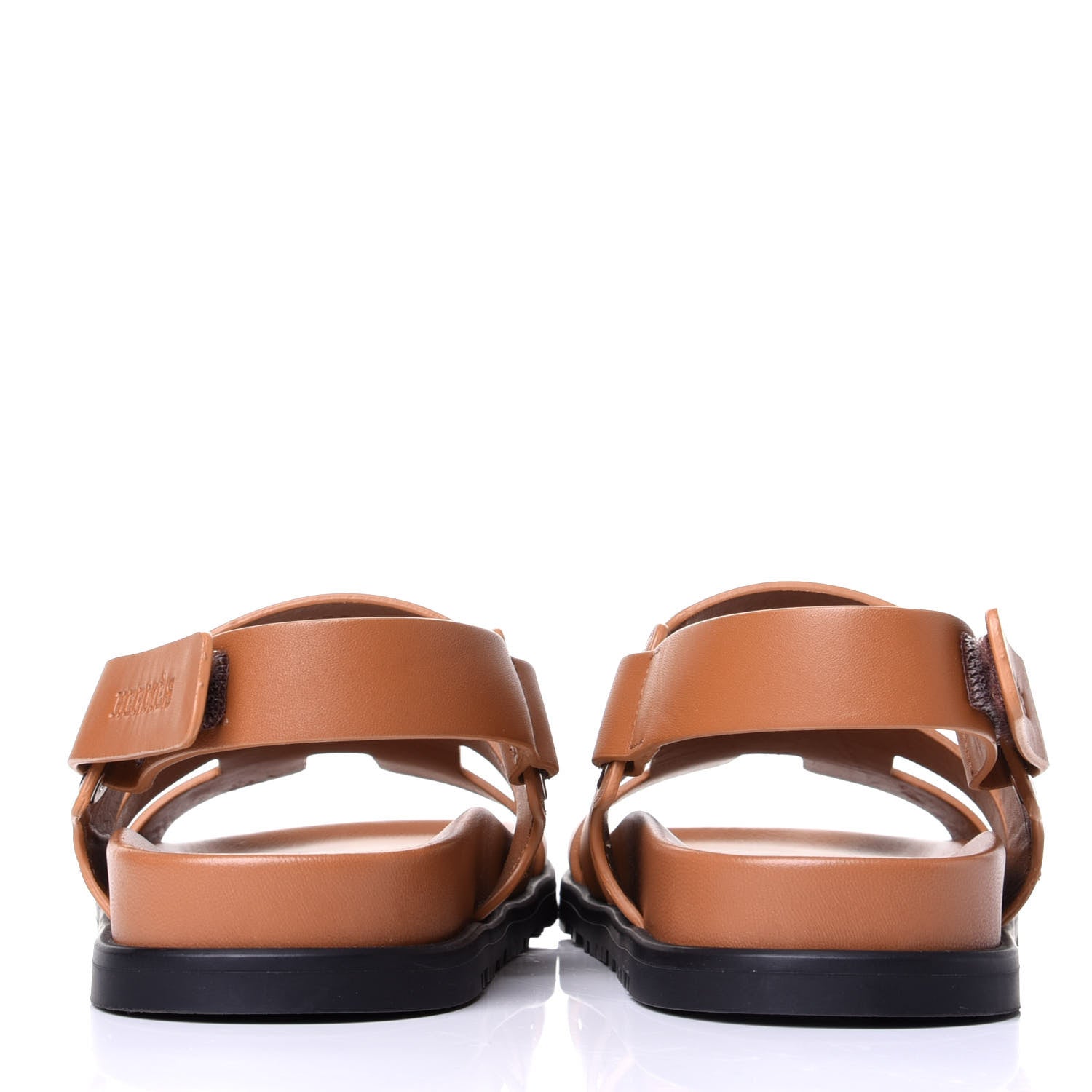 Hermes Calfskin Womens Takara Sandals 35 Gold 6 of 10