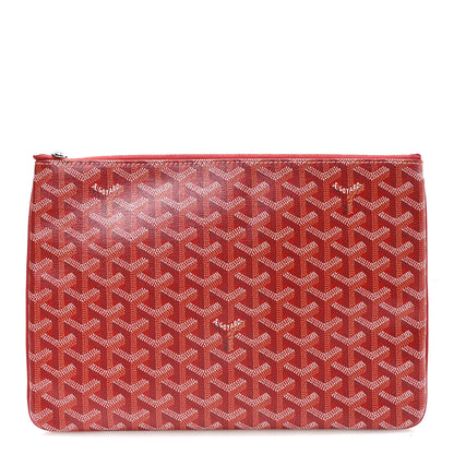 Goyard Goyardine Senat Pochette MM Red 1 of 8