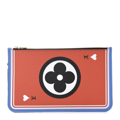 Louis Vuitton Game On Neverfull MM Pochette White 1 of 9