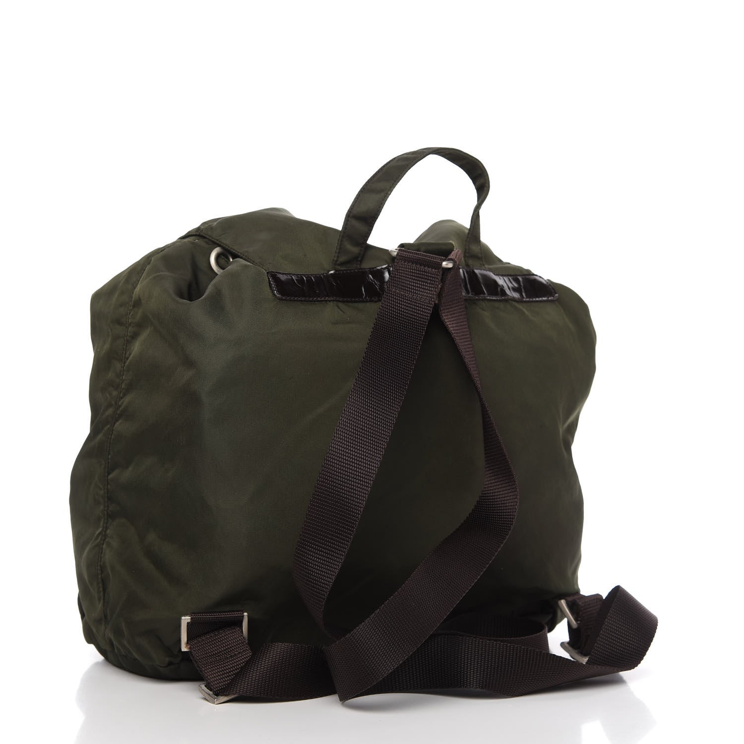 Prada Nylon Vela Large Backpack Ebano 3 of 10
