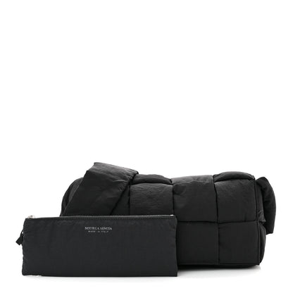 Bottega Veneta Nylon Intrecciato Padded Tech Cassette Bag Black 1 of 11