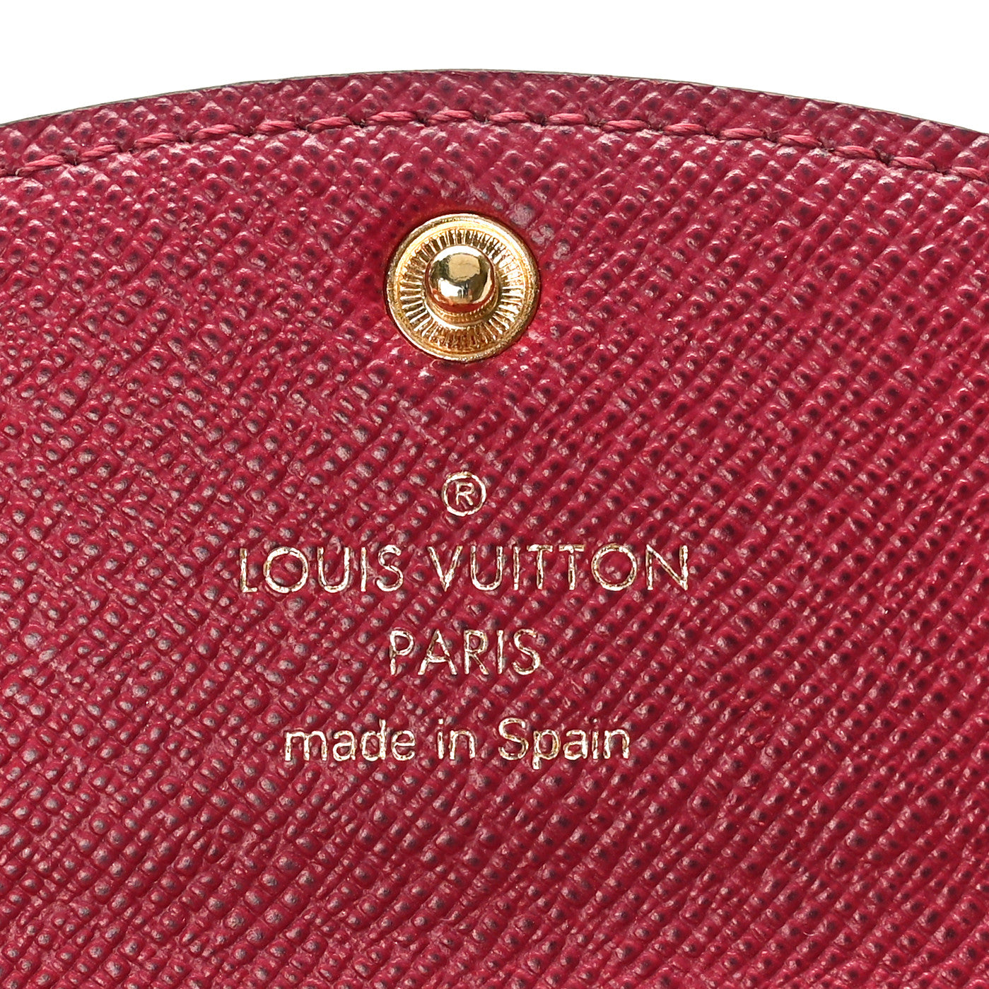 Monogram Rosalie Coin Purse Fuchsia