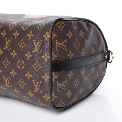 Louis Vuitton Monogram My World Tour Speedy Bandouliere 30 Black 8 of 10