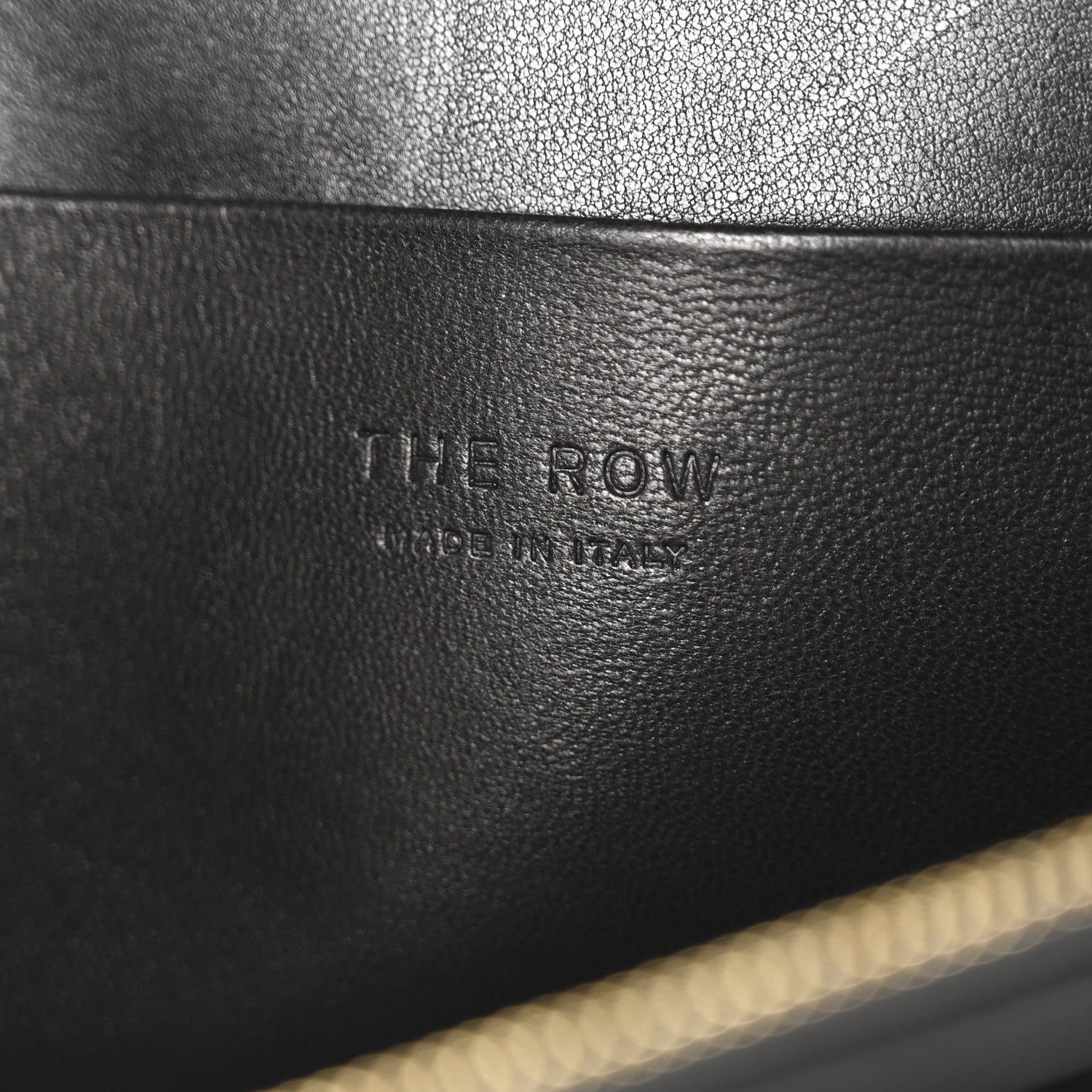 The Row Smooth Calfskin Isla Clutch Black 5 of 8