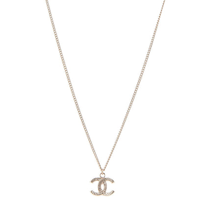 Chanel CC Pendant Necklace Gold 1 of 6