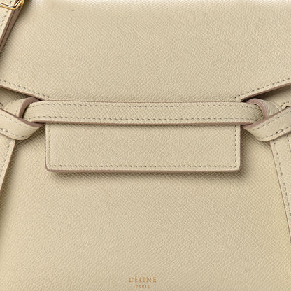 Celine Grained Calfskin Nano Belt Bag Linen 11 of 11