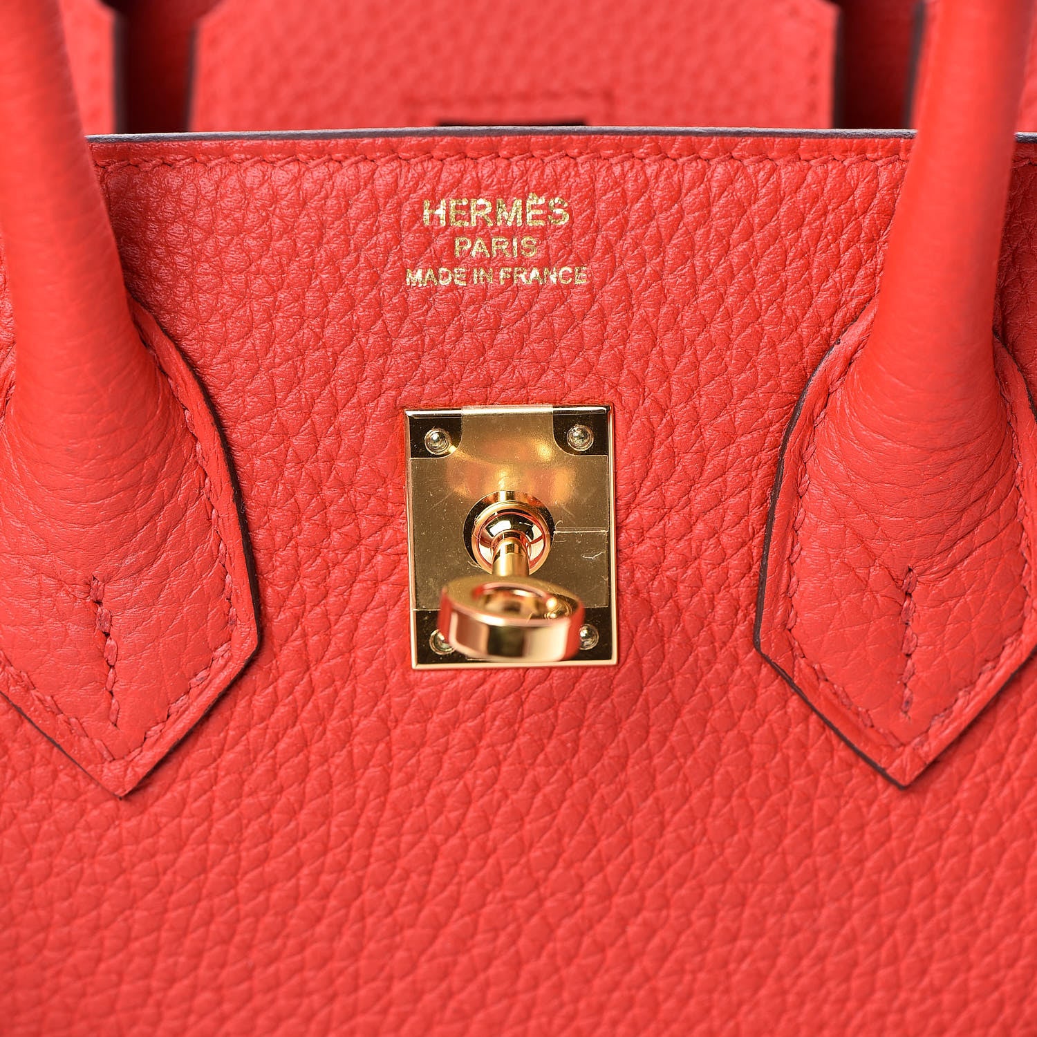 Hermes Togo Birkin 25 Rouge De Coeur 21 of 35