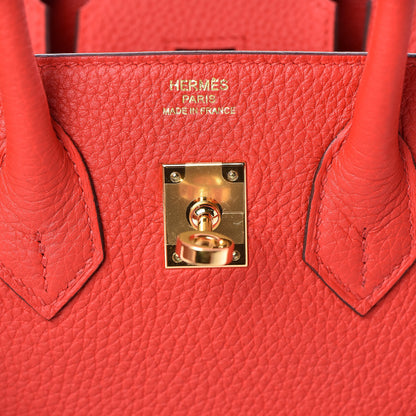 Hermes Togo Birkin 25 Rouge De Coeur 21 of 35