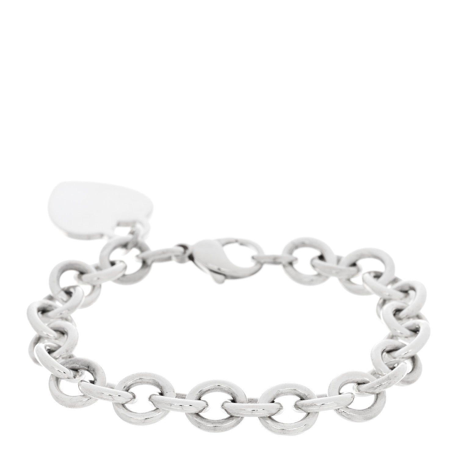 Tiffany Sterling Silver Heart Tag Toggle Bracelet 2 of 3