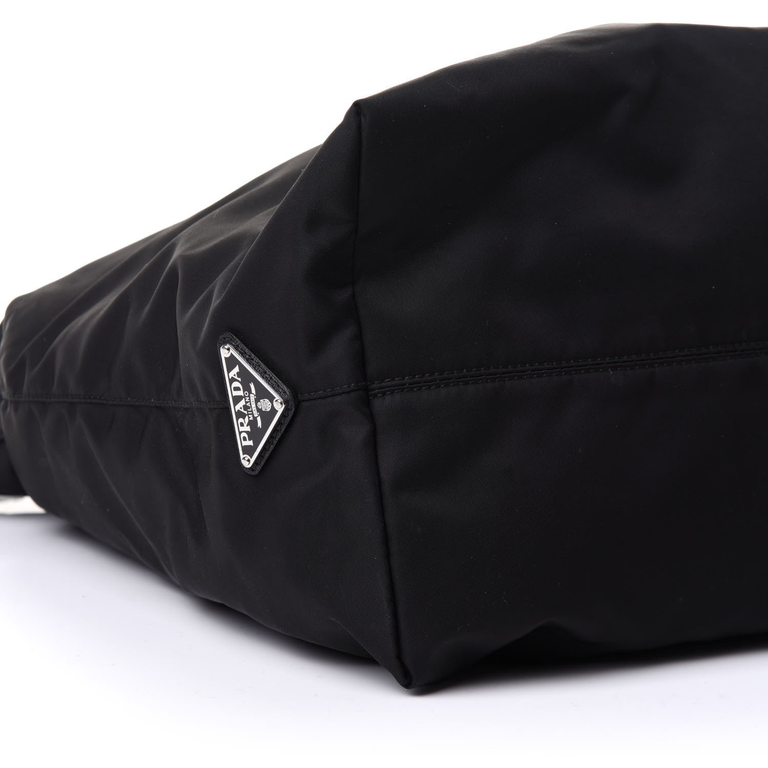 Prada X JAMES JEAN Tessuto Nylon Patch Shopping Tote Black 9 of 10