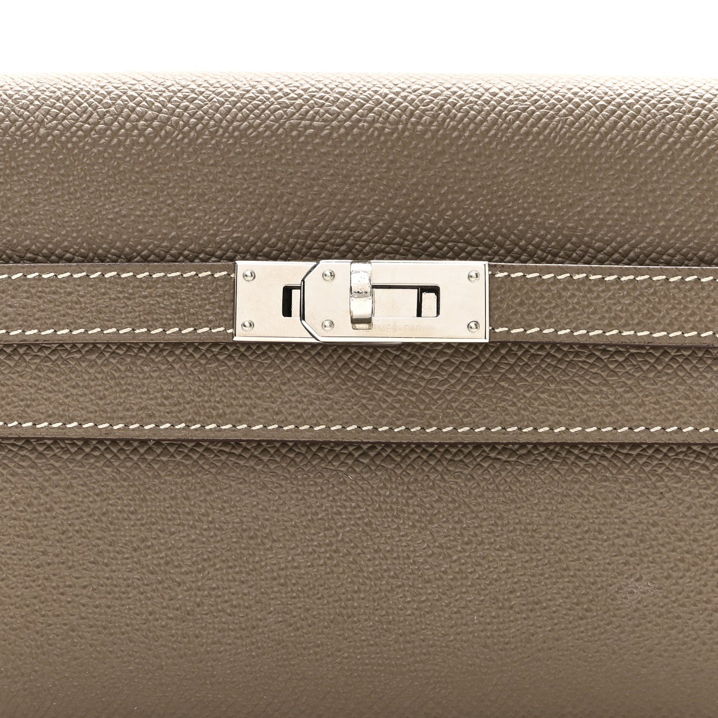 Epsom Kelly Longue Wallet Etoupe