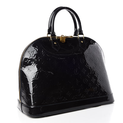 Louis Vuitton Vernis Alma GM Blue Infini 3 of 9