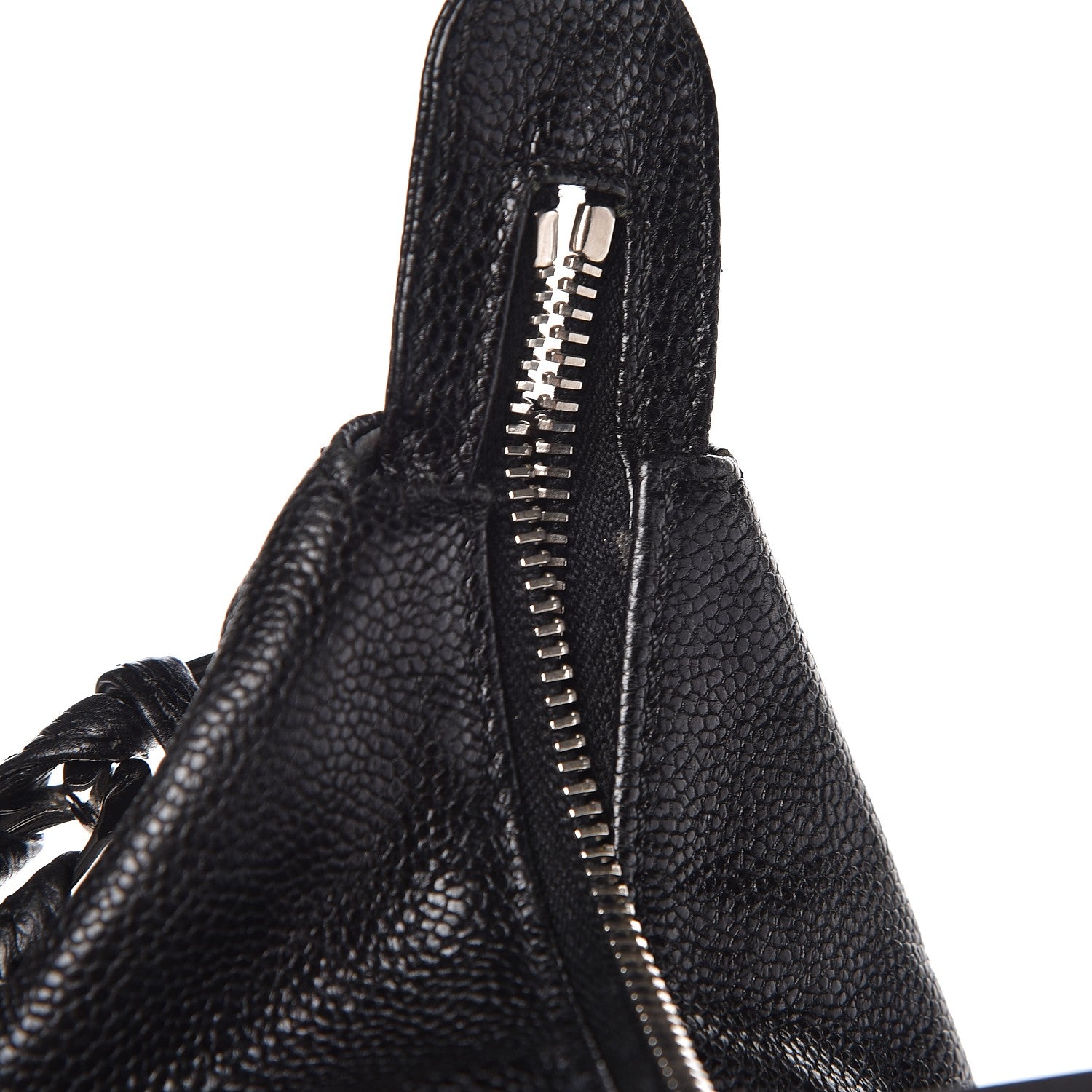 Chanel Glazed Caviar Modern Chain Hobo Black 11 of 11