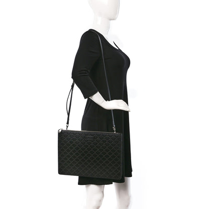 Gucci Guccissima Signature Messenger Bag Black 2 of 9