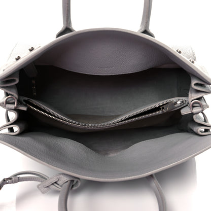 Saint Laurent Grained Calfskin Small Supple Sac De Jour Grey 5 of 10