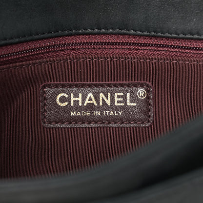 Chanel Iridescent Calfskin Small Happy Stitch Flap Black 5 of 10