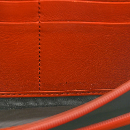 Gucci Calfskin Microguccissima Zip Around Wallet Orange 8 of 8