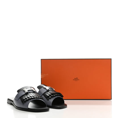 Hermes Goatskin Auteuil Sandals 36 9 of 9