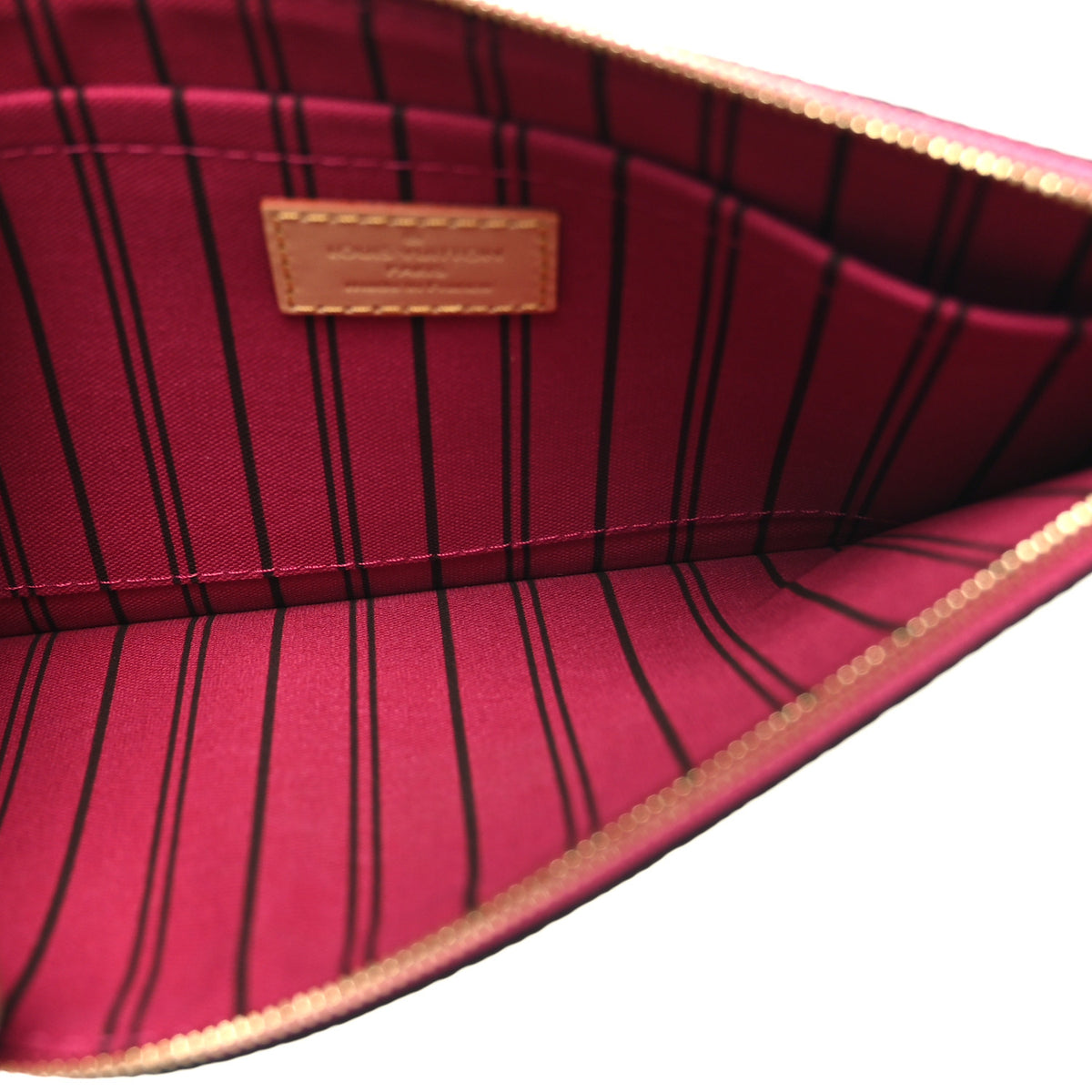 Louis Vuitton Monogram Neverfull MM GM Pochette Pivoine 5 of 6
