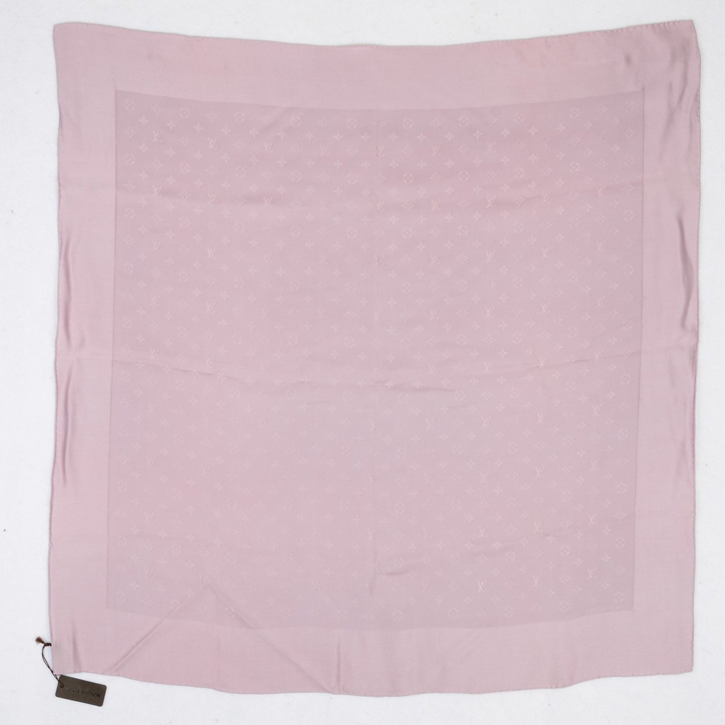 Silk Monogram Monaco Scarf Lilac