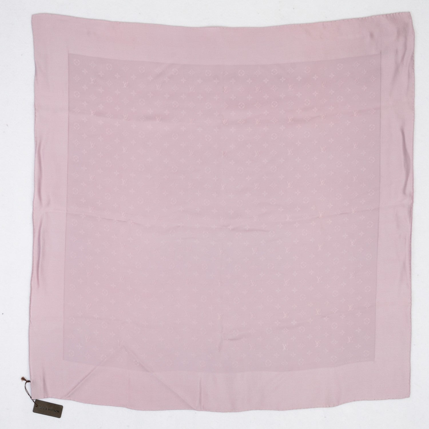 Louis Vuitton Silk Monogram Monaco Scarf Lilac 3 of 5
