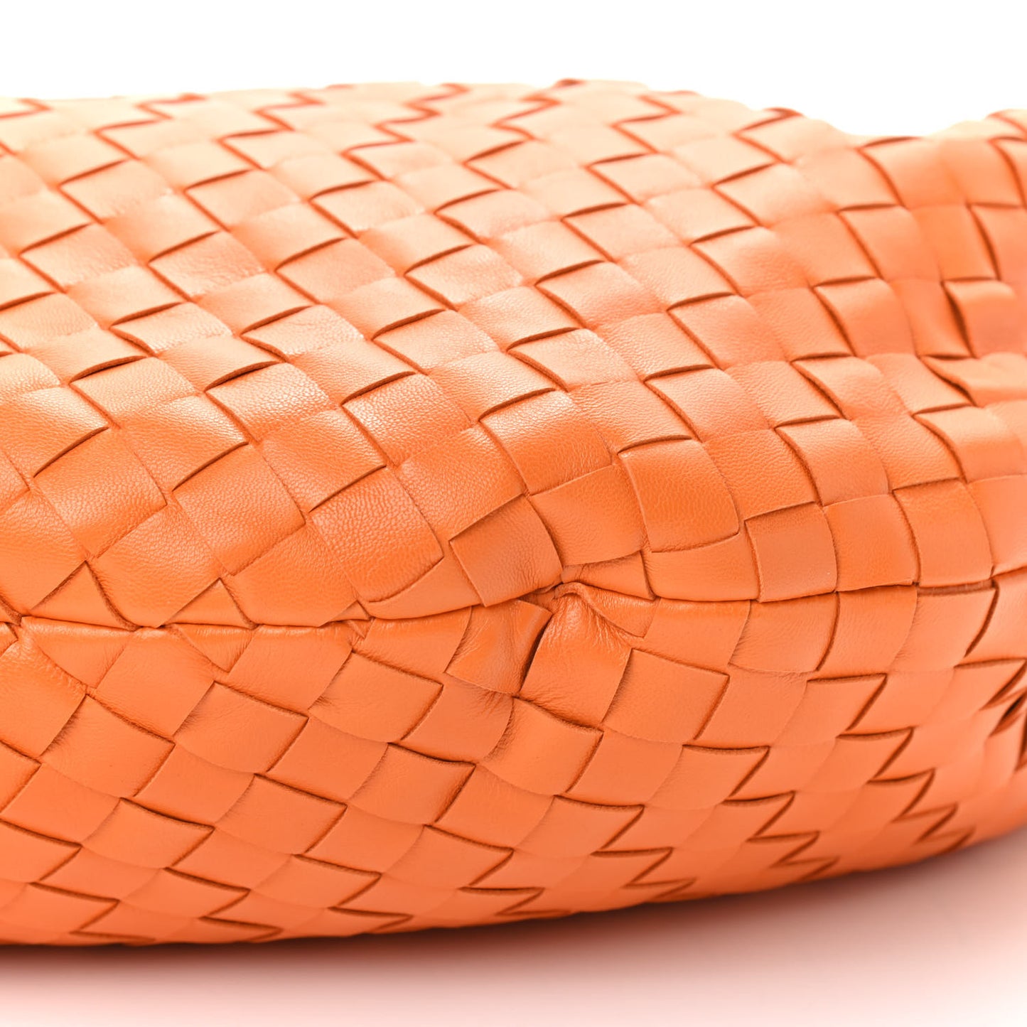Nappa Intrecciato Medium Jodie Twist Orange