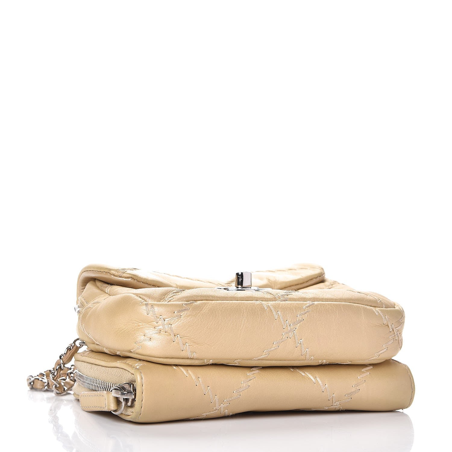 Chanel Calfskin Ultimate Stitch Mini Flap WOC Gold 4 of 8
