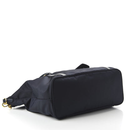 Prada Tessuto Nylon Saffiano Tote Baltico 4 of 9