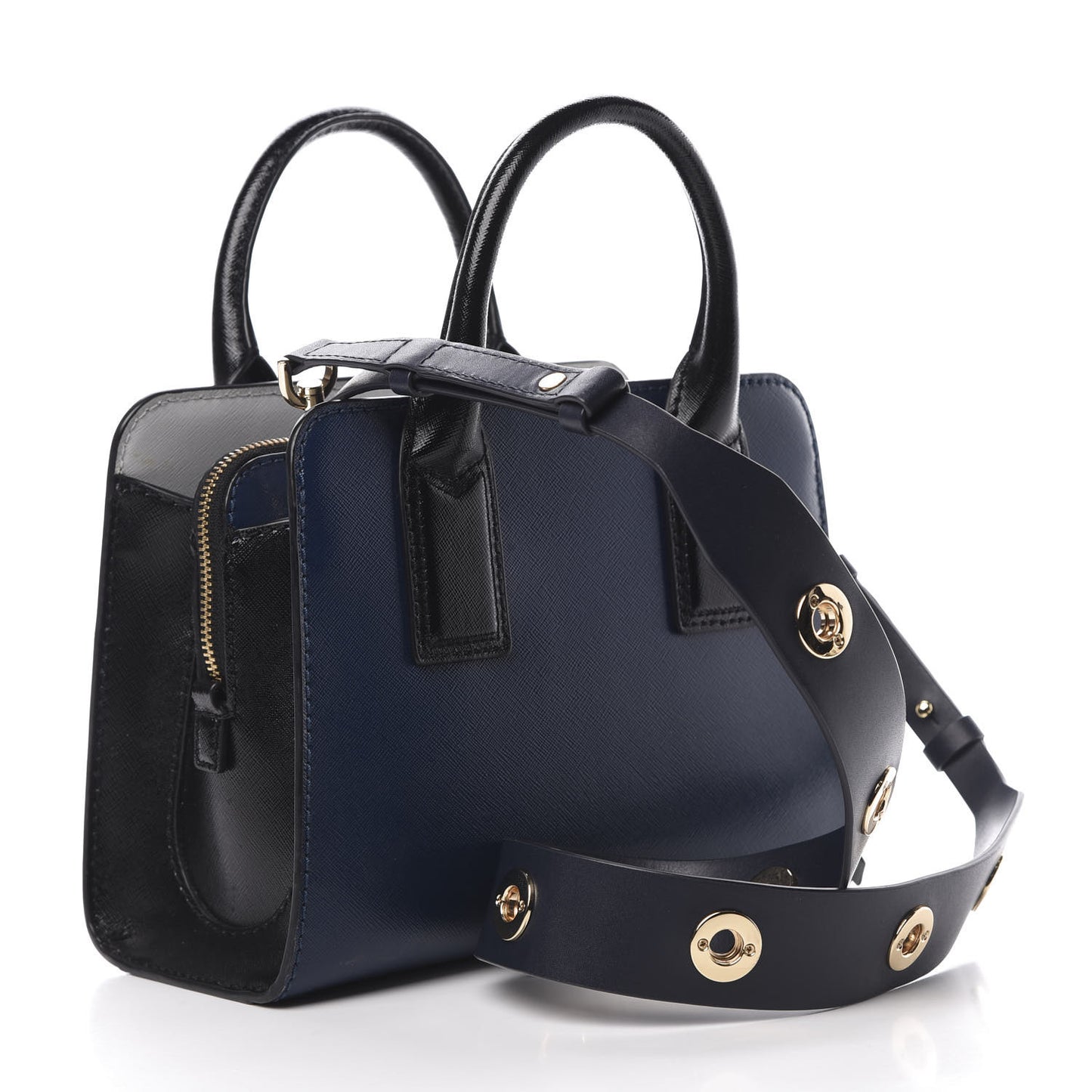 Saffiano Little Big Shot Tote Navy