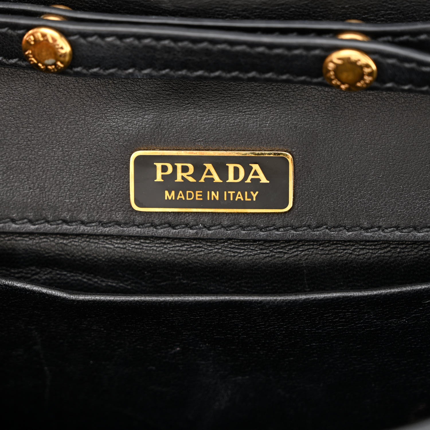 Prada City Calf Saffiano Cahier Astrology Bag Black 6 of 11