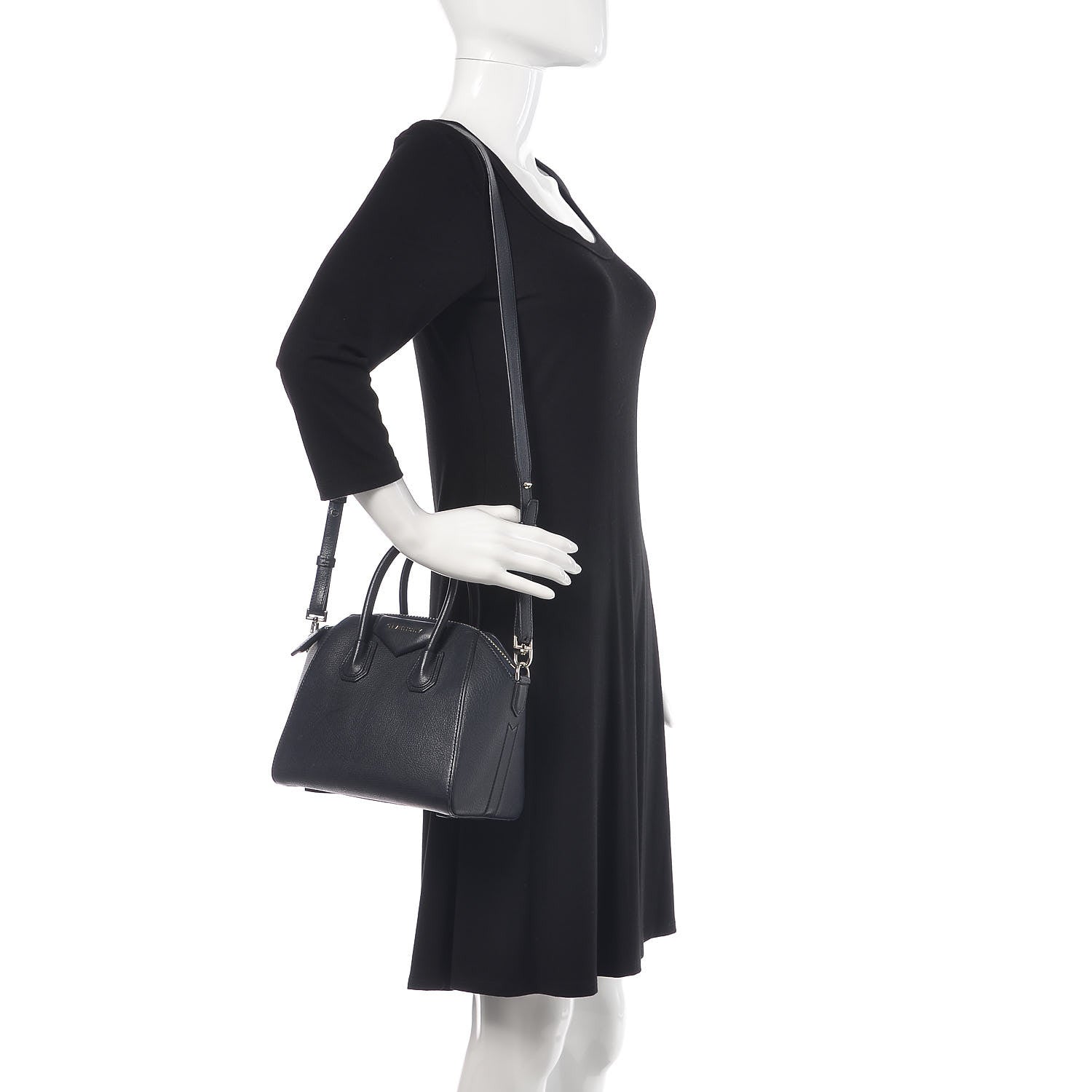 Givenchy Sugar Goatskin Mini Antigona Navy 2 of 13