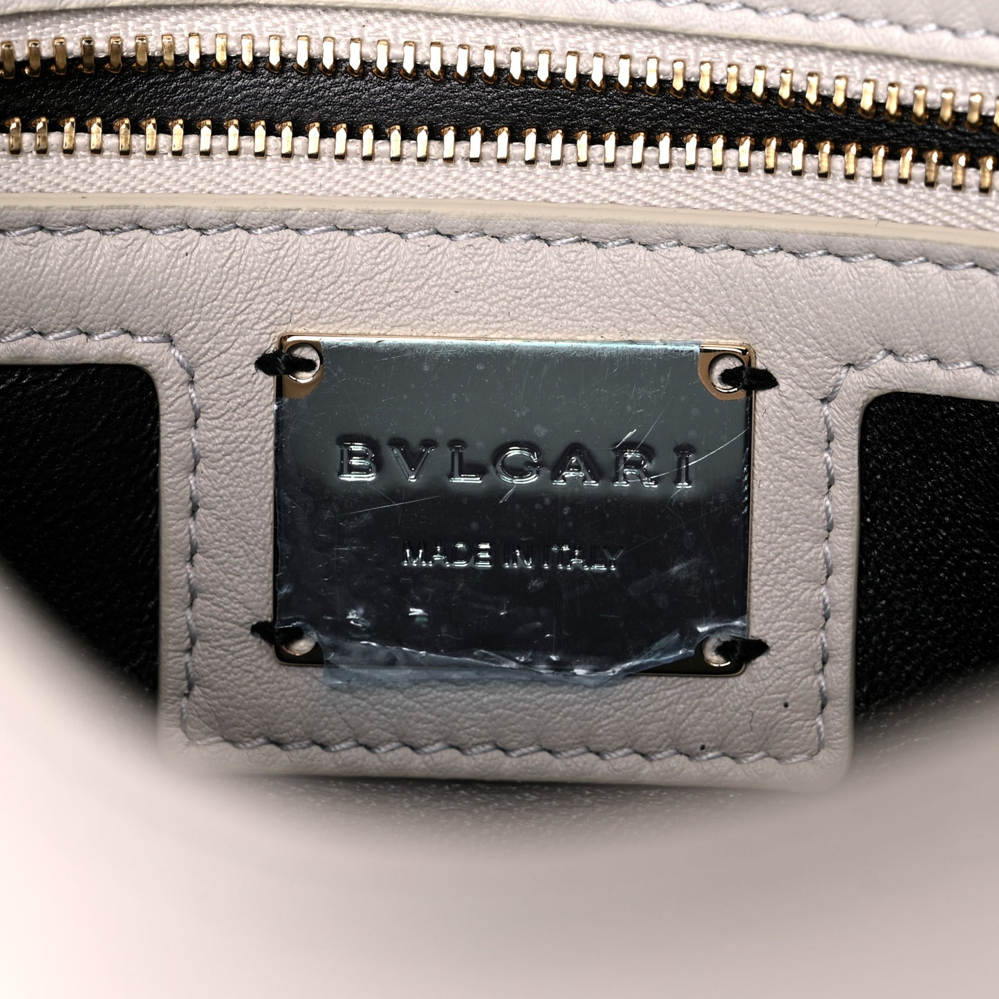 Calfskin Matelasse Small Serpenti Cabochon Shoulder Bag White