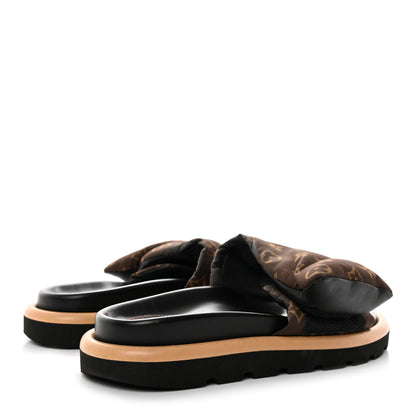 Louis Vuitton Nylon Monogram Pool Pillow Comfort Mule 40 Cacao Brown 4 of 10