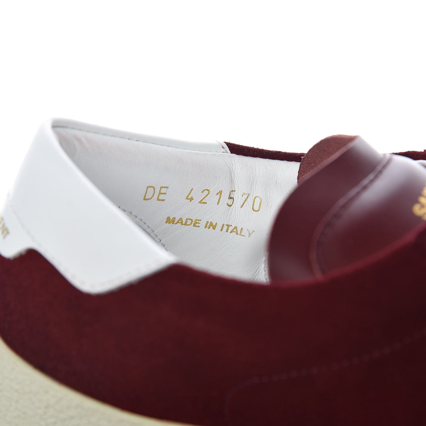 Distressed Suede Mens Court Classic Sneakers 41 Red