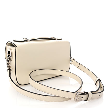 Gucci Senna Calfskin Petite GG Top Handle Shoulder Bag Mystic White 3 of 10