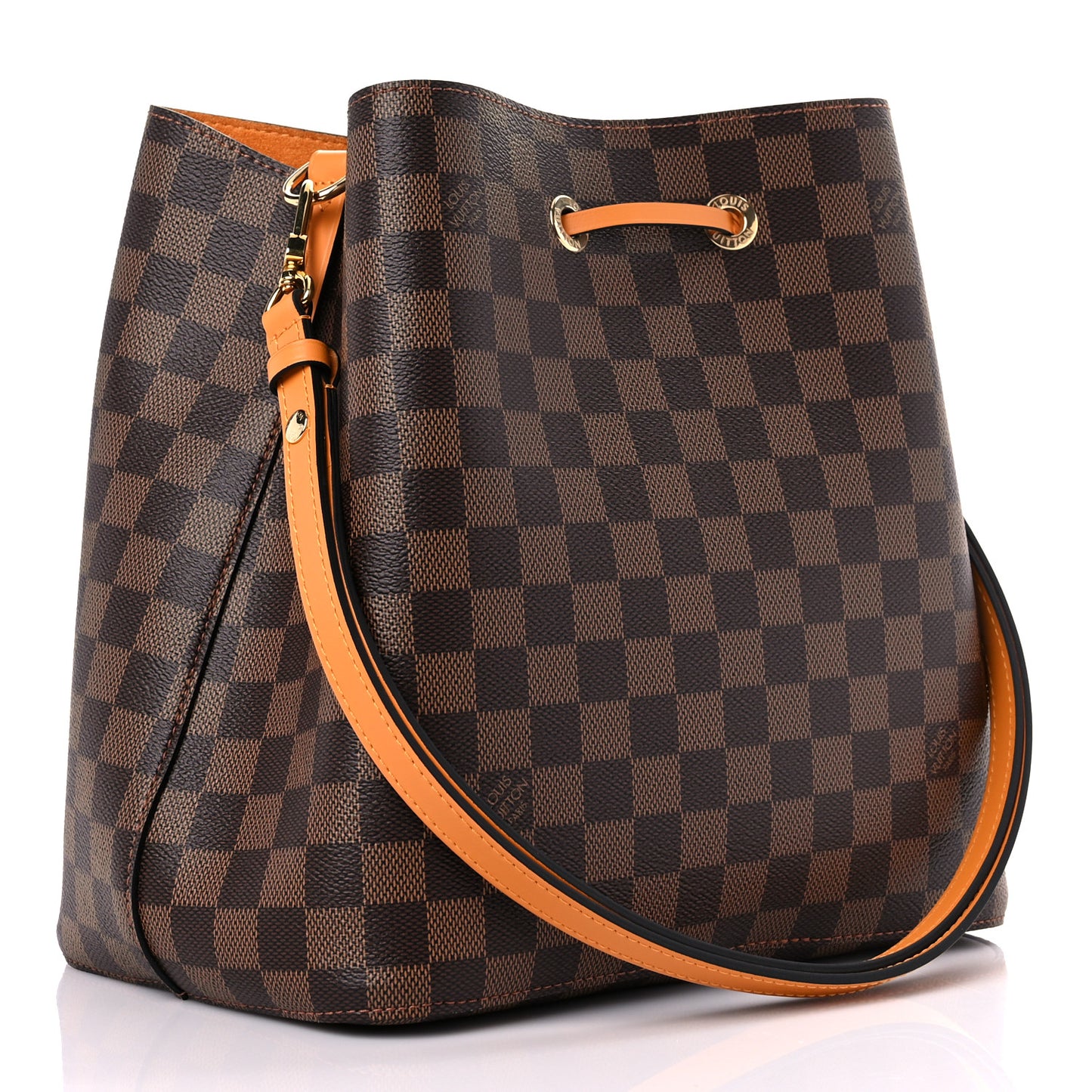 Damier Ebene Neonoe MM Safran