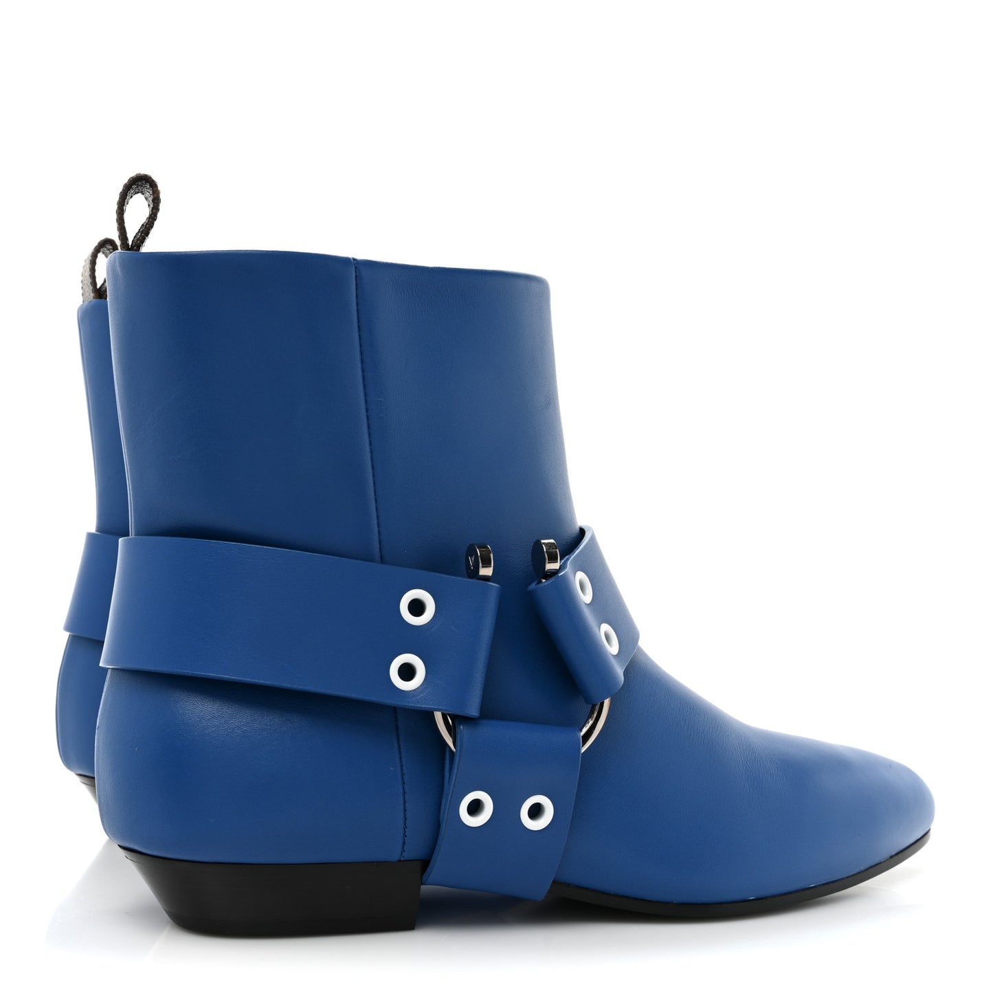Calfskin Rhapsody Ankle Boots 40 Blue