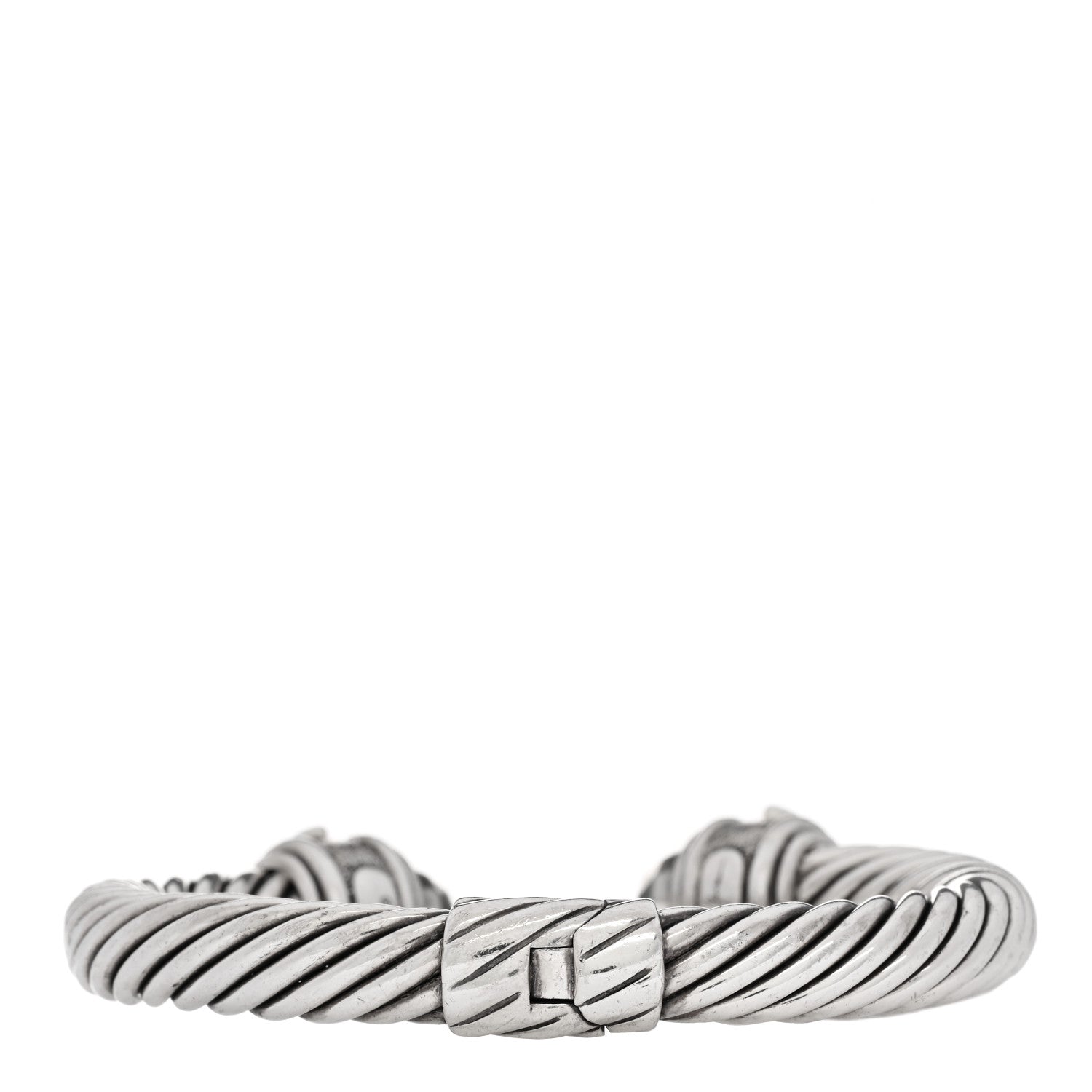 David Yurman Sterling Silver 9mm Renaissance Cable Bracelet 2 of 4