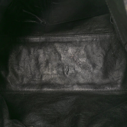 Chanel Glazed Calfskin East West Modern Chain Tote Black 5 of 9