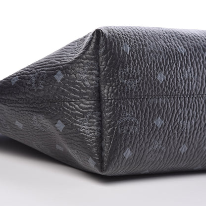 MCM Visetos Medium Anya Shopper Tote Black 9 of 10