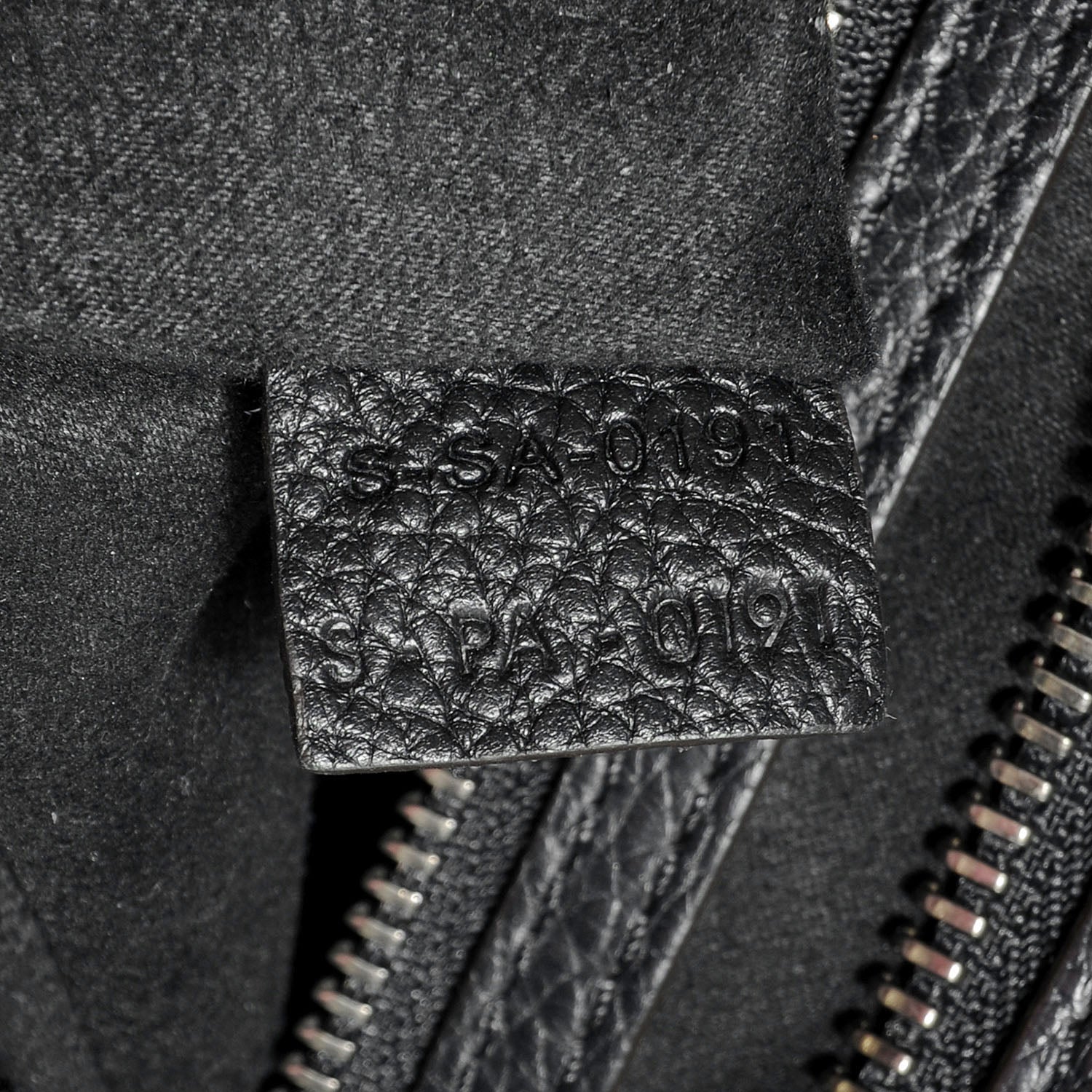Celine Drummed Mini Luggage Black 8 of 8